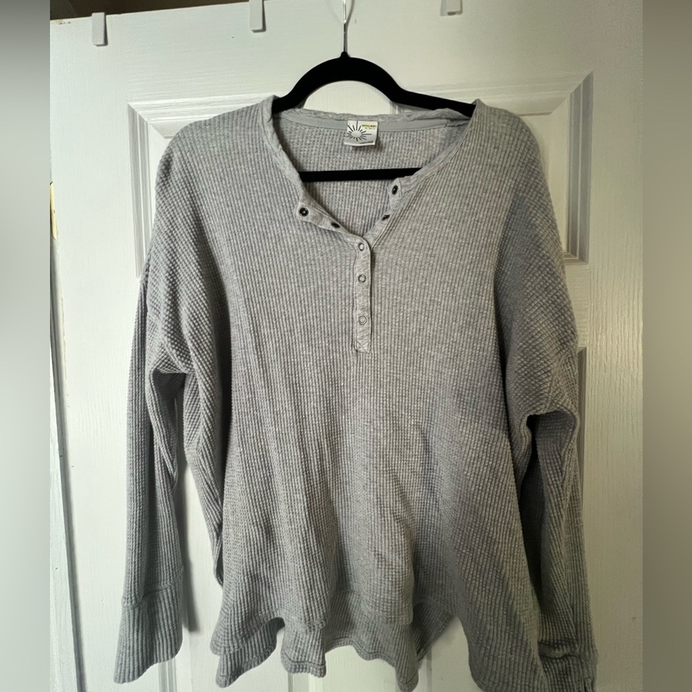 Aerie waffle knit long sleeve